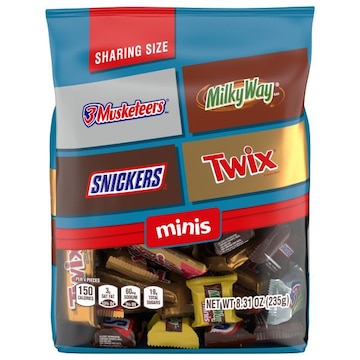 Mars Wrigley Candies, Minis, Sharing Size