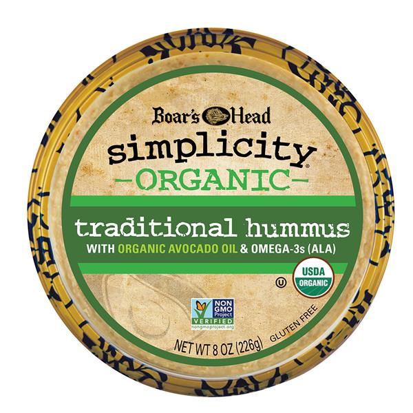 Boar's Head Simplicity Hummus, Organic, Traditional Publix Super Markets