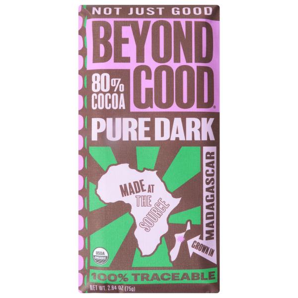 Beyond Good Chocolate, Pure Dark, 80% Cocoa | Publix Super Markets