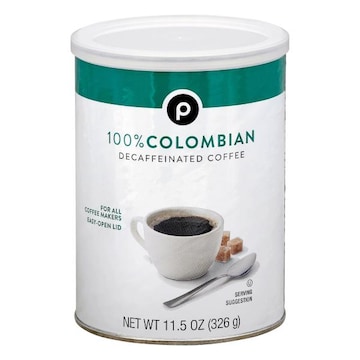 Publix Coffee, 100% Colombian, Decaffeinated