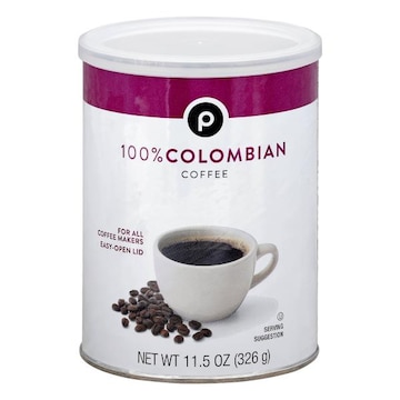 Publix Coffee, 100% Colombian