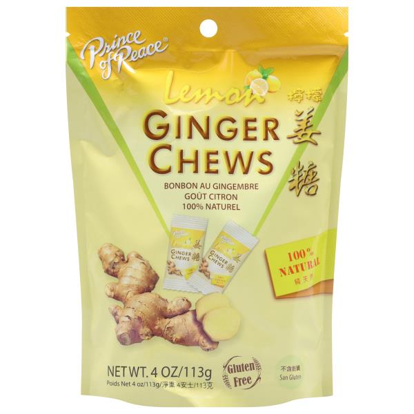 Prince Of Peace Ginger Chews, Lemon Publix Super Markets