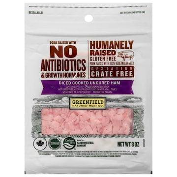 Greenfield Natural Meat Co. Ham, Diced Cooked, Uncured