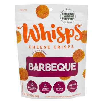 Whisps Cheese Crisps, Barbeque