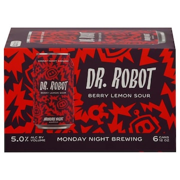 Monday Night Brewing Beer, Berry Lemon Sour, Dr. Robot