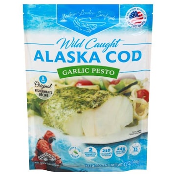 Alaskan Leader Seafoods Alaska Cod, Wild Caught, Garlic Presto