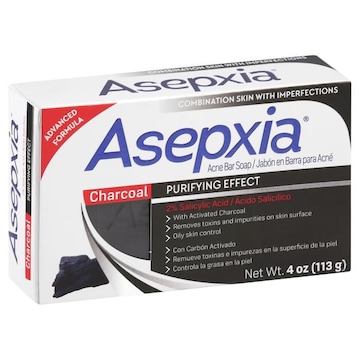 Asepxia Acne Bar Soap, Charcoal