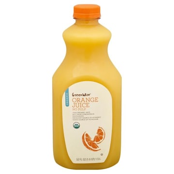 GreenWise Organic, Orange Juice No Pulp