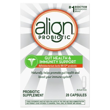 Align Immune Support Gut Health and Immunity Capsules, Men and Women's Daily Probiotic Supplement, 28 Ct