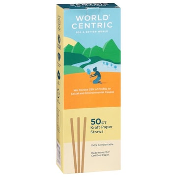 World Centric Straws, Kraft Paper