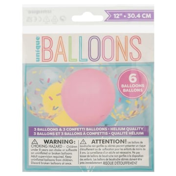 Unique Balloons, 12 Inch