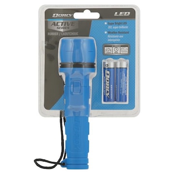 Dorcy Int Flashlight, Active Series, LED, Rubber