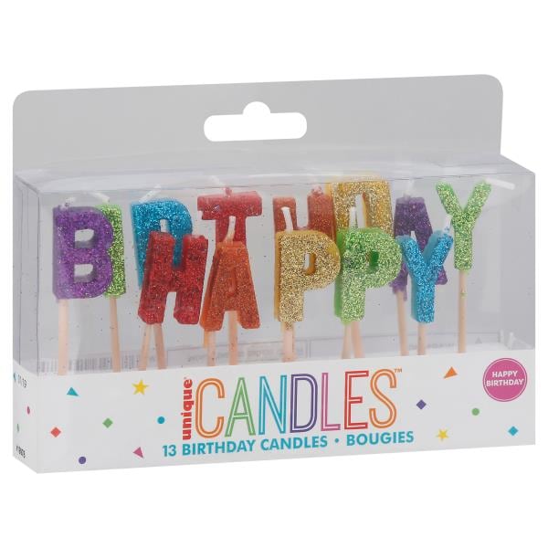 Unique Candles, Happy Birthday Publix Super Markets