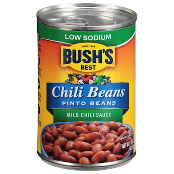 Bush's Best Chili Beans, Mild Chili Sauce, Low Sodium, Pinto Beans