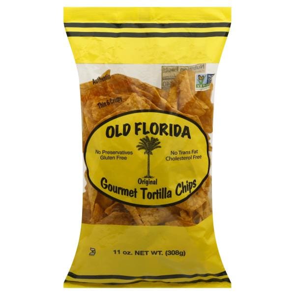 Old Florida Tortilla Chips, Gourmet, Original, Thin & Crispy Publix