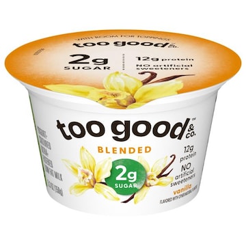 Too Good & Co. Low Fat Ultra-Filtered Vanilla Yogurt