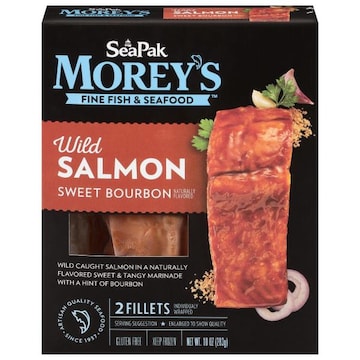 SeaPak Morey's Salmon, Sweet Bourbon, Wild