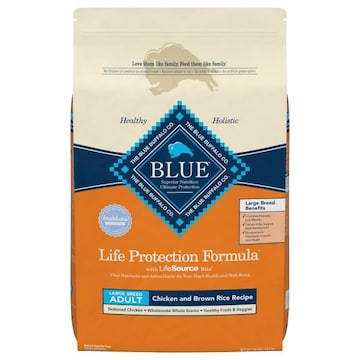 Blue Buffalo Blue Life Protection Formula Food for Dogs, Chicken and Brown Rice Recipe, Large Breed, Adult