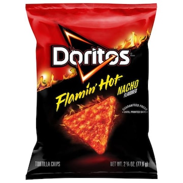 Doritos Tortilla Chips, Flamin' Hot Nacho Flavored