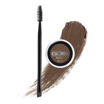 Maybelline Tattoo Studio Brow Pomade Long Lasting, Buildable, Eyebrow Makeup Medium Brown