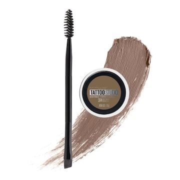 Maybelline Tattoo Studio Brow Pomade Long Lasting, Buildable, Eyebrow Makeup Soft Brown