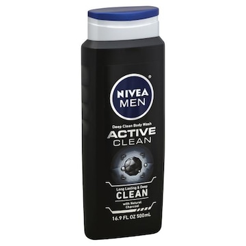 Nivea Active Clean Body Wash, Deep Clean, with Natural Charcoal