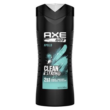 Axe Hair Shampoo + Conditioner, 2 in 1, Apollo, Sage & Cedarwood Scent