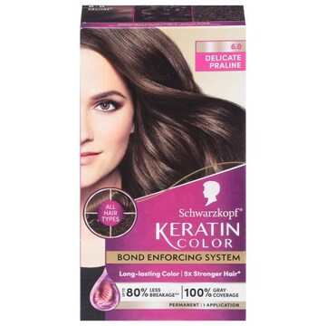 Keratin Color Delicate Praline 6.0 Permanent Hair Color