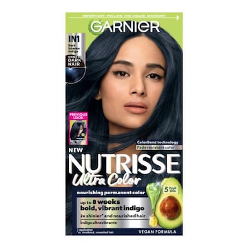 Garnier Nutrisse Ultra Color Nourishing Permanent Hair Color Creme IN1 Dark Intense Indigo