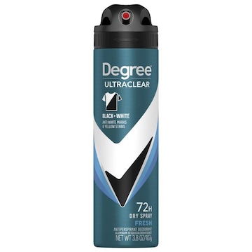 Degree UltraClear Antiperspirant Deodorant, Fresh, Black + White, Dry Spray