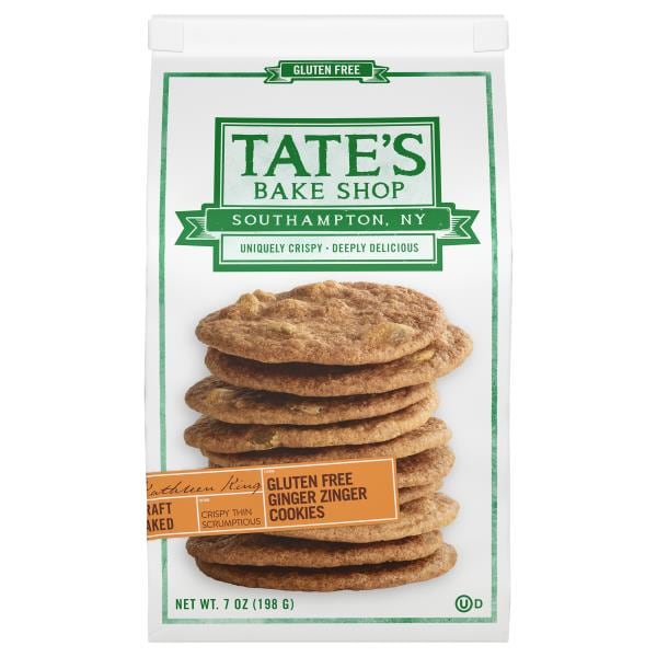 Tate's Bake Shop Gluten Free Ginger Zinger Cookies | Publix Super