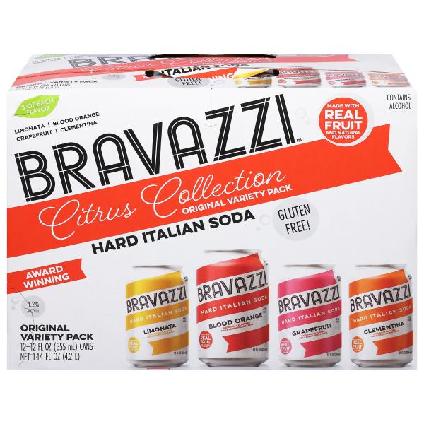 Bravazzi Hard Italian Assorted Variety Pack Soda | Publix Super