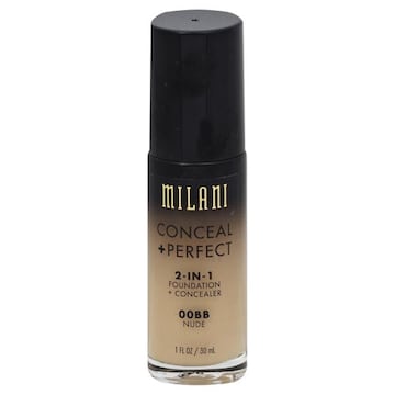 Milani Conceal + Perfect Foundation + Concealer, 2-in-1, Nude 00BB