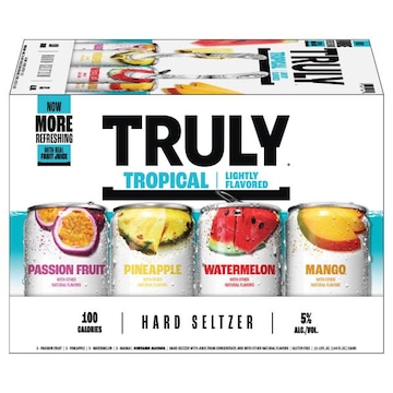 Truly Hard Seltzer, Tropical, Variety Pack
