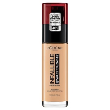 L'Oreal Paris Infallible Up to 24 Hour Fresh Wear Foundation, Lightweight Golden Sun