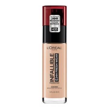 L'Oreal Paris Infallible Up to 24 Hour Fresh Wear Foundation, Lightweight Rose Vanilla
