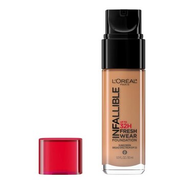 L'Oreal Paris Infallible Up to 32 Hour Fresh Wear Foundation, Lightweight Toffee