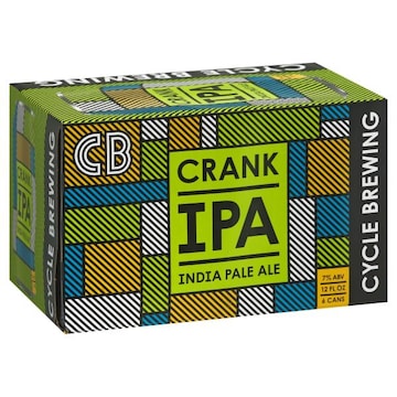 Cycle Brewing Beer, Crank IPA, India Pale Ale
