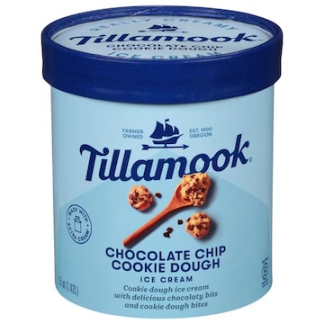 Tillamook Ice Cream, Chocolate Chip Cookies Dough
