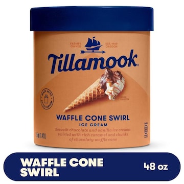 Tillamook Ice Cream, Waffle Cone Swirl