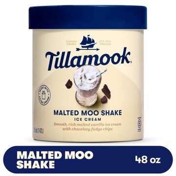 Tillamook Ice Cream, Malted Moo Shake