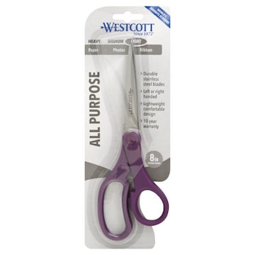 Westcott Scissors, All Purpose, Light, 8 Inch