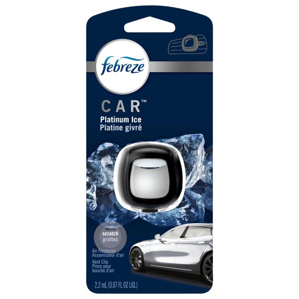Febreze Car Air Freshener, Vent Clips, Platinum Ice Publix Super Markets