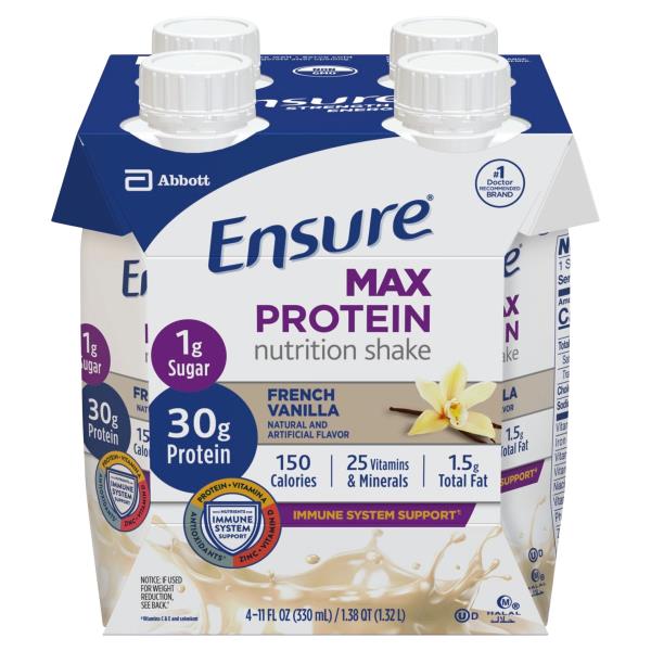 Ensure Max Protein Nutrition Shake, French Vanilla | Publix Super