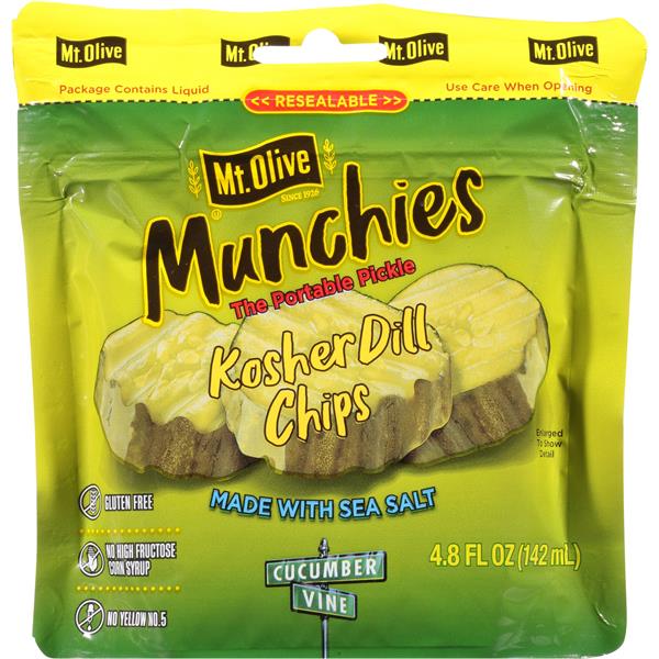 Mt. Olive Munchies Kosher Dill Pickle Chips Publix Super Markets