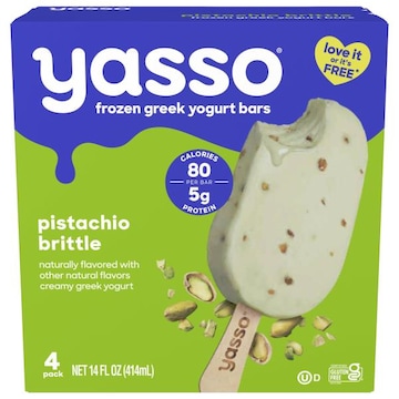 Yasso Yogurt Bars, Pistachio Brittle, Greek