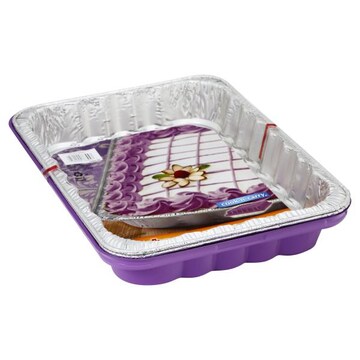 Handi-Foil Cake Pans & Purple Lids