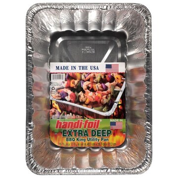 Handi-Foil Extra Deep BBQ King Utility Pan