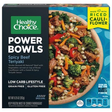 Healthy Choice Power Bowls Spicy Beef Teriyaki