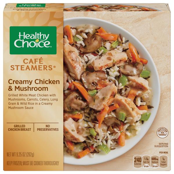 Healthy Choice Cafe Steamers Cafe Steamers Creamy Chicken And Mushroom Publix Super Markets